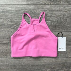 Girlfriend collective pink sports bra